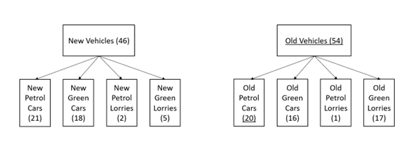 A diagram showing two subsets of the NACE class based on a split by age with the five-digit subclass based on the environment and type category..